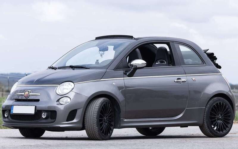 Grau Gebraucht 2015 Fiat 500C Abarth Cabrio | 10.550 € (Teuer) - Bild 1/4