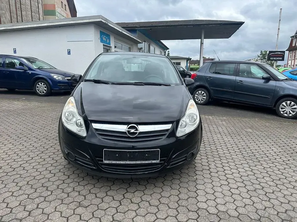 Gebraucht Opel Corsa Edition 80 PS (58 kW) 2008 Schwarz Kleinwagen