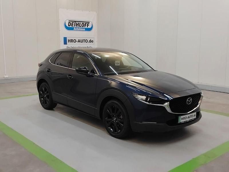 Blau Gebraucht 2024 Mazda CX-30 Homura-Line SUV | 25.900 € - Bild 1/4