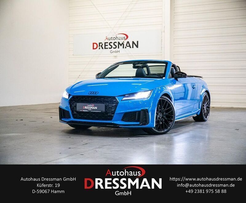 Turboblau Gebraucht 2021 Audi TT Roadster Competition Cabrio | 40.810 € (Fairer Preis) - Bild 1/4