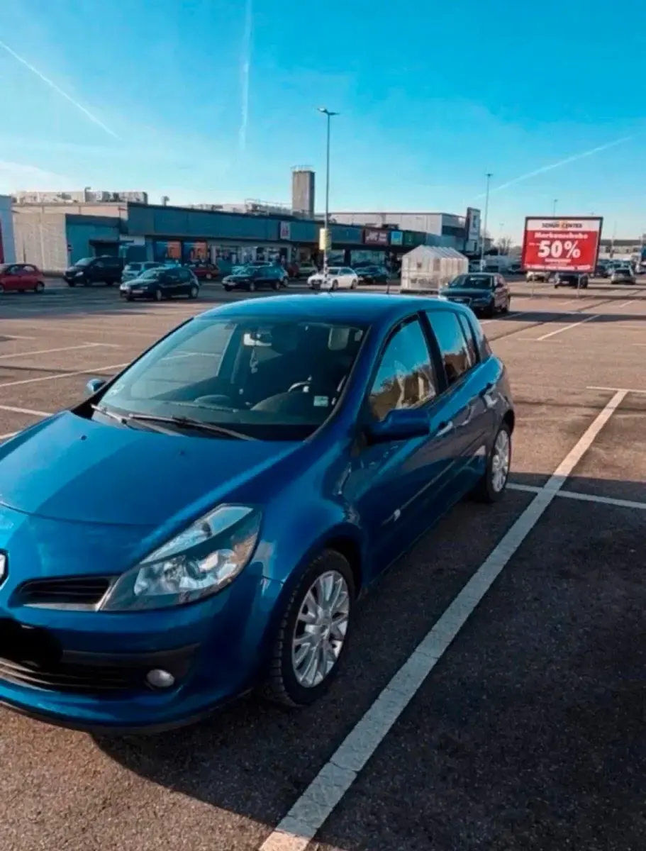 Gebraucht Renault Clio 111 PS (81 kW) 2007 Blau Kleinwagen