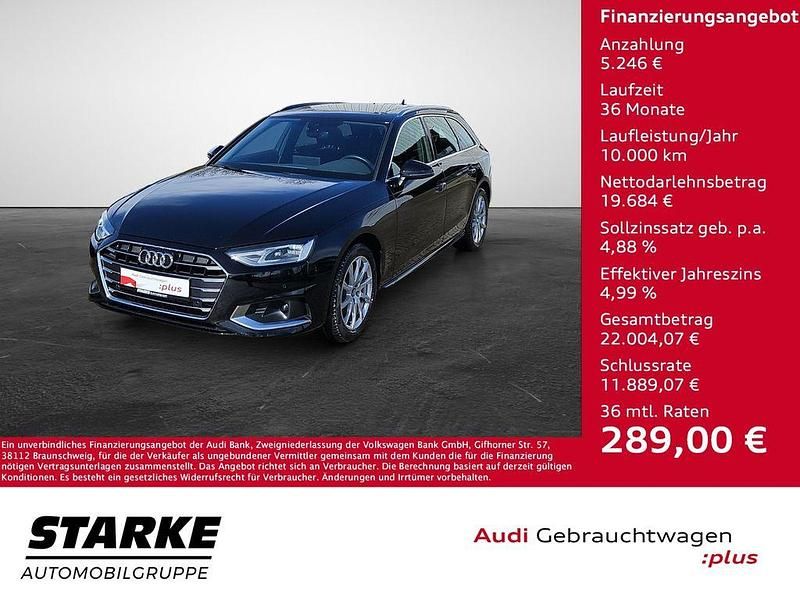 Gebraucht Audi A4 Advanced 150 PS (110 kW) 2022 Schwarz Kombi