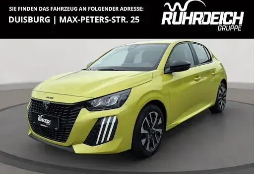 Gebraucht Peugeot 208 Active 101 PS (74 kW) 2024 Gelb Kleinwagen