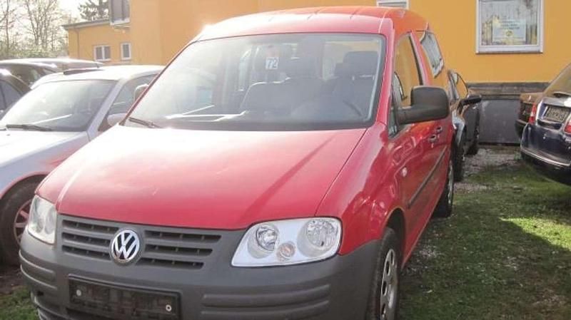 Gebraucht VW Caddy Life 75 PS (55 kW) 2007 Rot Van / Kleinbus