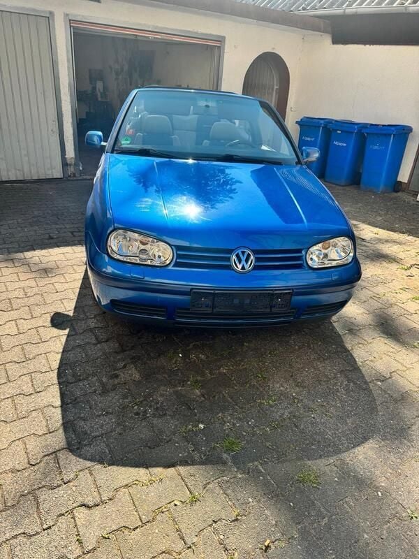 Blau Gebraucht 2000 VW Golf Cabriolet Cabrio | 2.750 € (Superpreis) - Bild 1/4