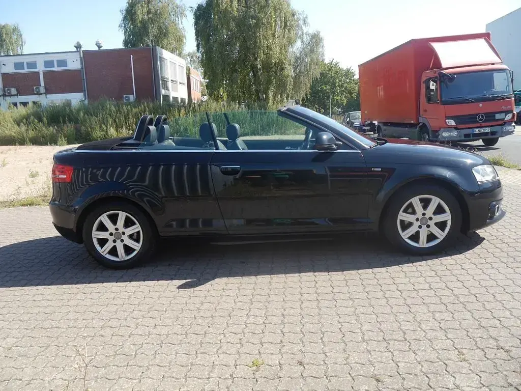 Gebraucht Audi A3 Cabriolet S-Line 160 PS (117 kW) 2008 Schwarz Cabrio