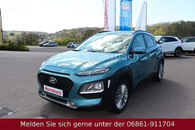 Gebraucht Hyundai Kona 120 PS (88 kW) 2021 Blau SUV