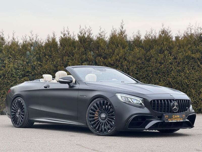 Silber Gebraucht 2019 Mercedes S63 AMG AMG Cabrio | 113.900 € (Teuer) - Bild 1/4
