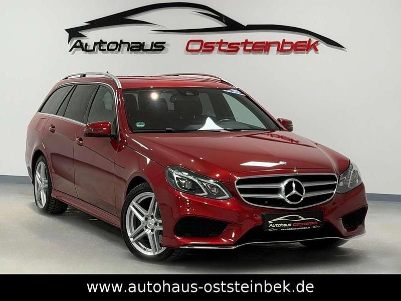 Gebraucht Mercedes E220 AMG line 170 PS (125 kW) 2016 Rot Kombi