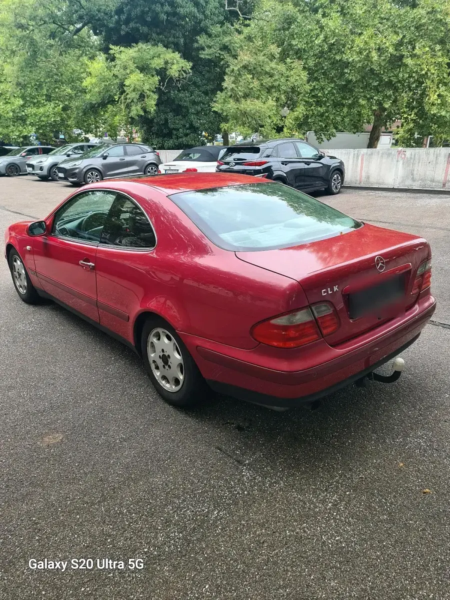 Gebraucht Mercedes CLK200 184 PS (135 kW) 1997 Rot Coupé