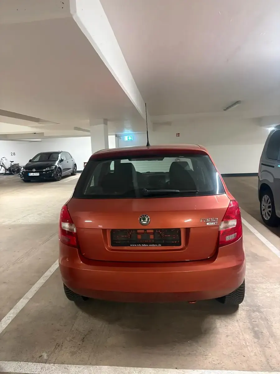 Gebraucht Skoda Fabia 69 PS (50 kW) 2009 Orange Kleinwagen