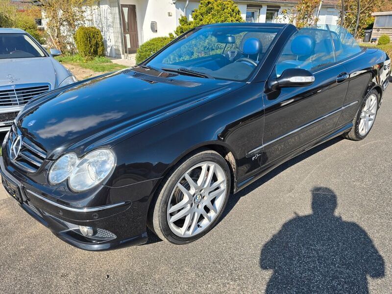 Schwarz Gebraucht 2008 Mercedes CLK350 Avantgarde Cabrio | 10.500 € (Guter Preis) - Bild 1/4