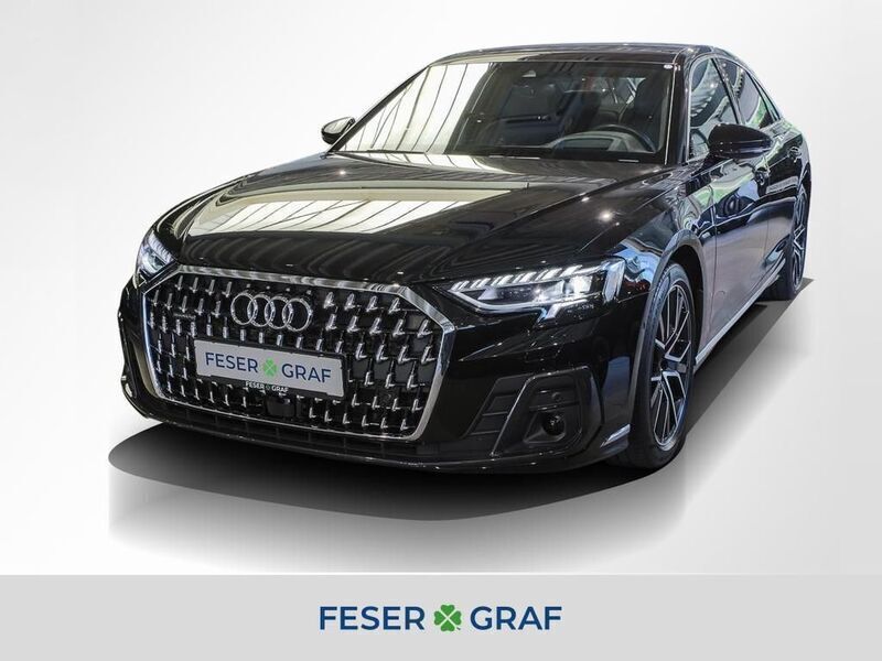 Brillantschwarz Gebraucht 2023 Audi A8 Ambiente Limousine | 65.770 € - Bild 1/4
