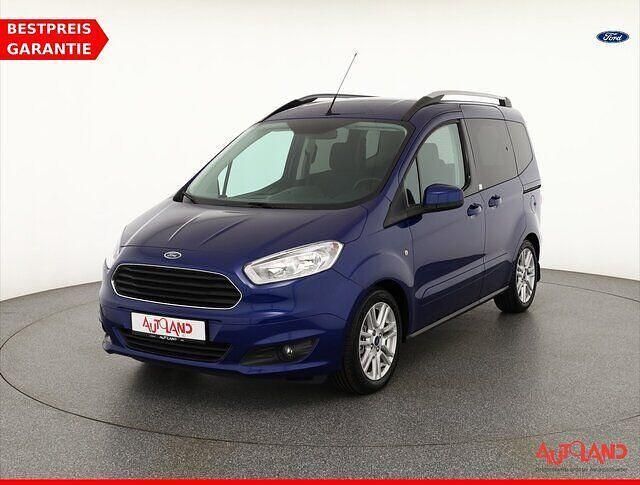 Blau Gebraucht 2017 Ford Tourneo Courier Titanium Van / Kleinbus | 15.990 € (Teuer) - Bild 1/2