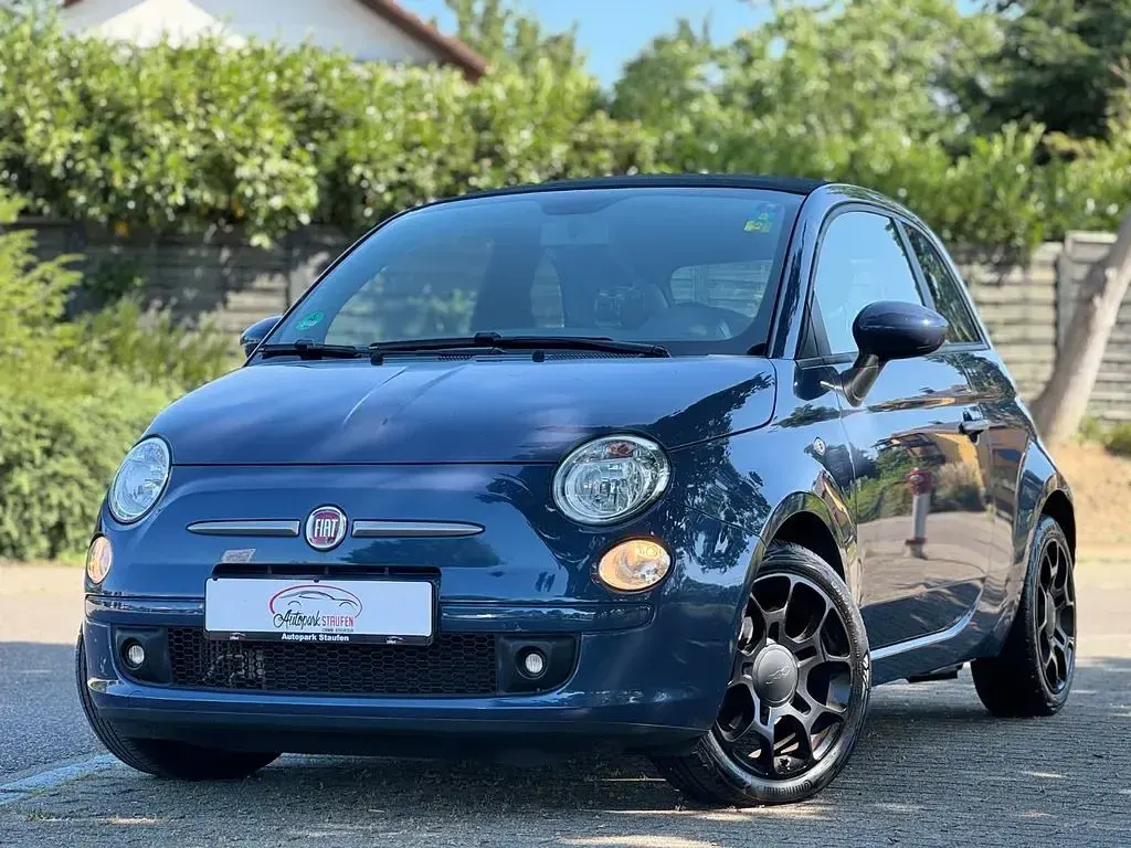 Gebraucht Fiat 500C 86 PS (63 kW) 2012 Blau Cabrio