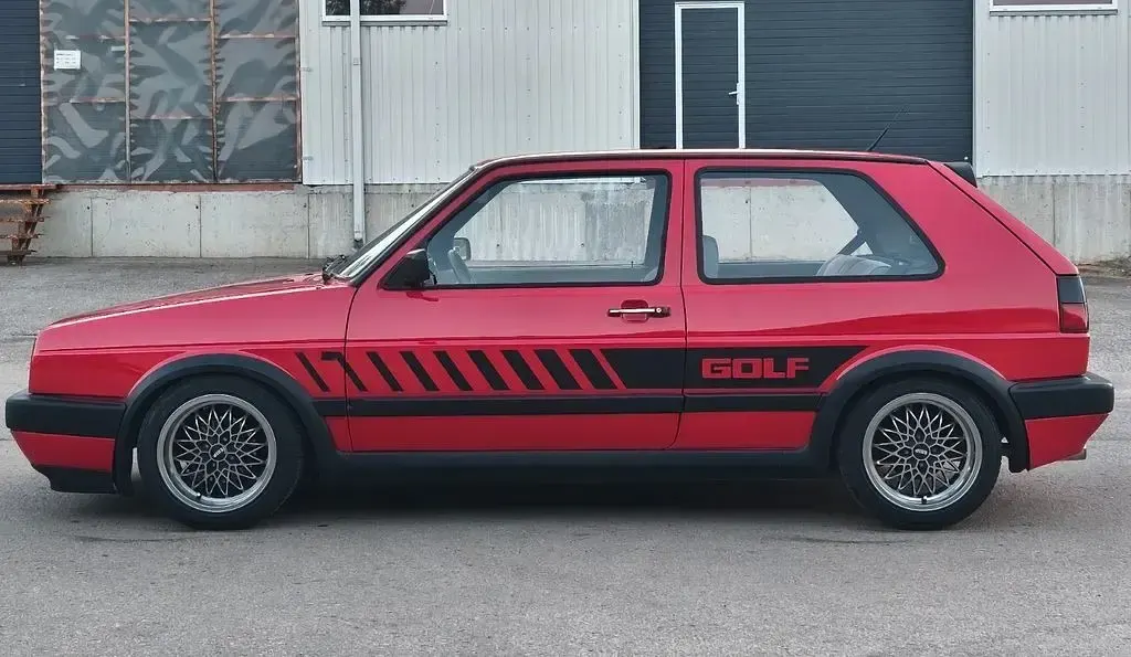 Gebraucht VW Golf II 75 PS (55 kW) 1988 Rot Kleinwagen