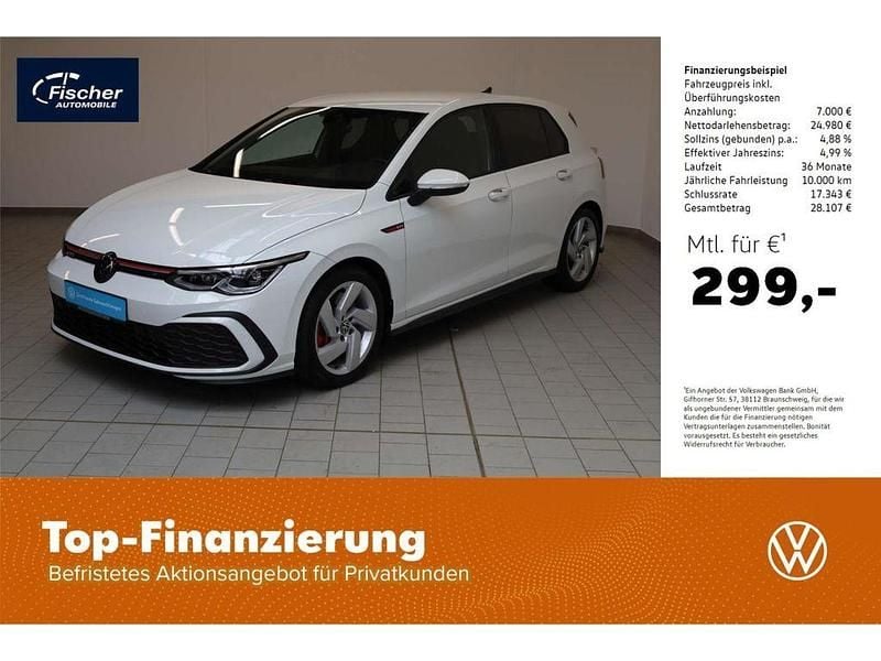 Weiss Gebraucht 2023 VW Golf VIII GTI Limousine | 31.980 € (Fairer Preis) - Bild 1/4