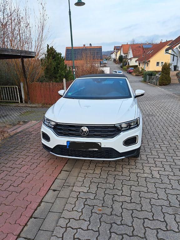 Gebraucht VW T-Roc Cabriolet Style 150 PS (110 kW) 2021 Weiß Cabrio