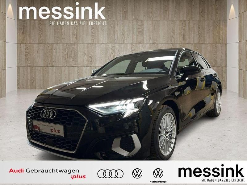 Brillantschwarz Gebraucht 2023 Audi A3 Advanced Plus Limousine | 22.740 € (Superpreis) - Bild 1/4