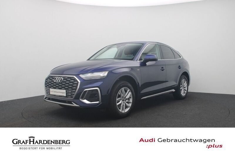 Navarrablau metallic Gebraucht 2022 Audi Q5 Sportback S-Line SUV | 36.880 € (Superpreis) - Bild 1/4