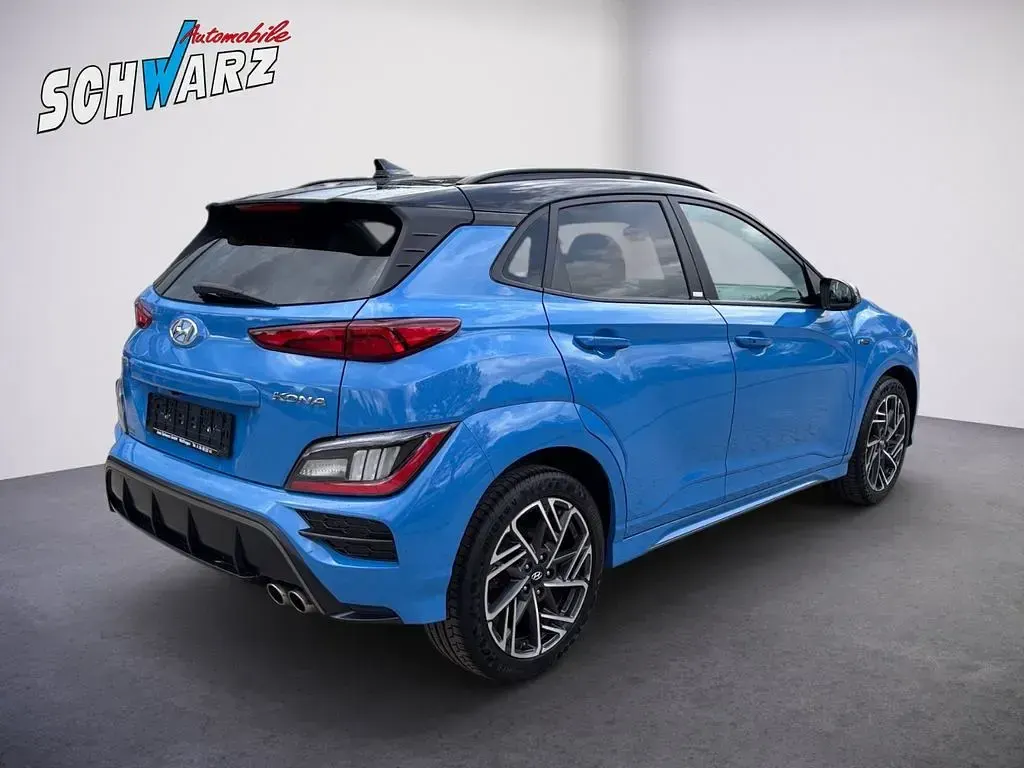 Gebraucht Hyundai Kona N Line 120 PS (88 kW) 2021 Blau SUV