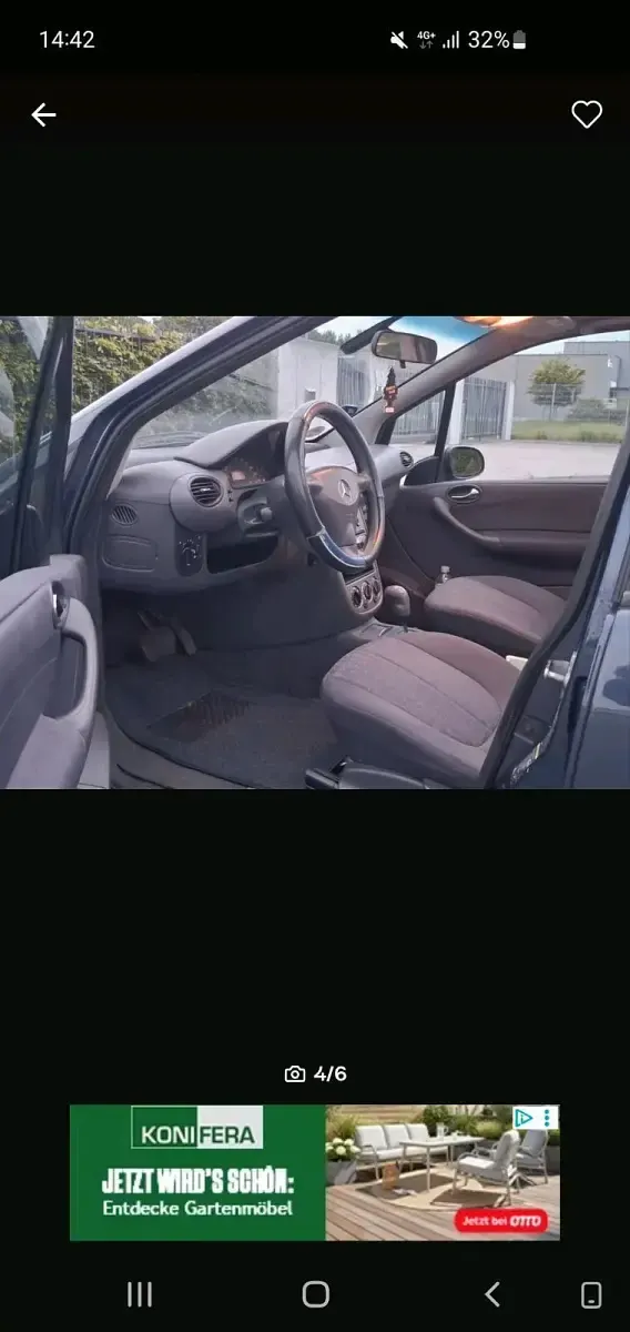 Gebraucht Mercedes A160 102 PS (75 kW) 2003 Kleinwagen