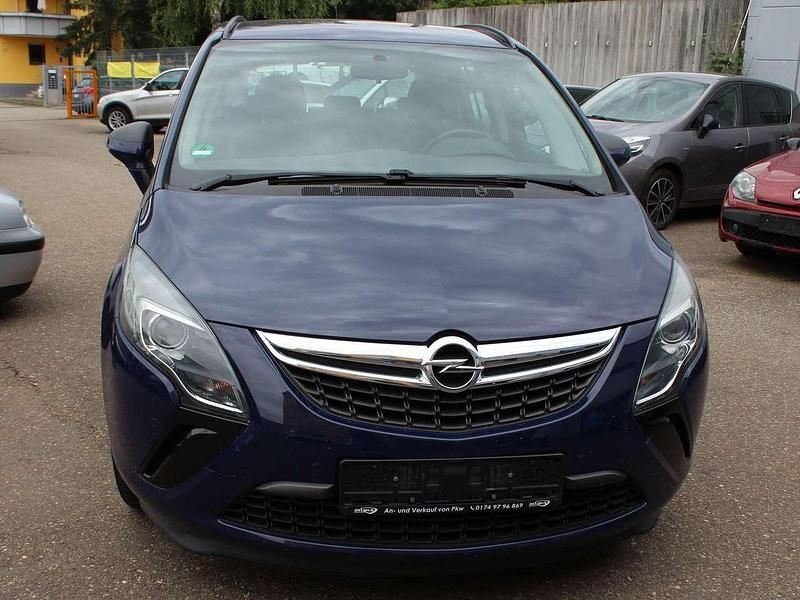 Royal blau (s2) Gebraucht 2013 Opel Zafira Tourer Edition Van / Kleinbus | 3.350 € (Superpreis) - Bild 1/4