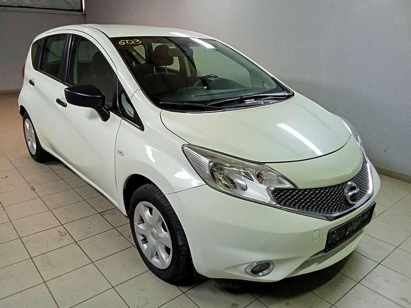 Gebraucht Nissan Note Visia 80 PS (58 kW) 2016 Weiß Van / Kleinbus