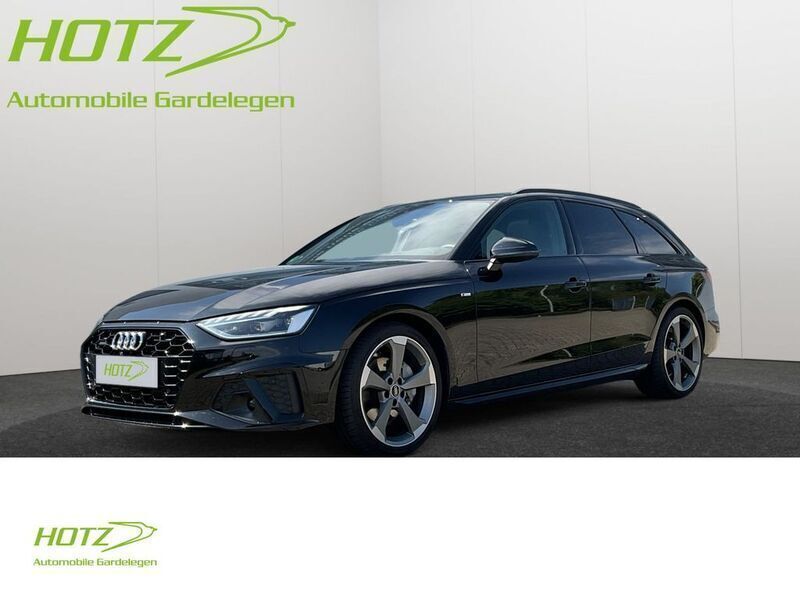 Mythosschwarz metallic Gebraucht 2021 Audi A4 S-Line Kombi | 36.980 € (Teuer) - Bild 1/4