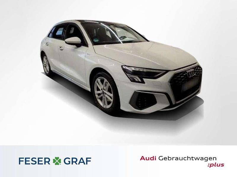 Gletscherweiß Gebraucht 2022 Audi A3 e-tron S-Line Kleinwagen | 27.836 € (Fairer Preis) - Bild 1/2
