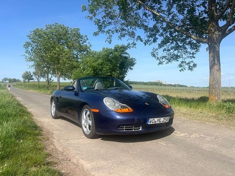 Gebraucht Porsche Boxster 228 PS (167 kW) 2002 Blau Cabrio