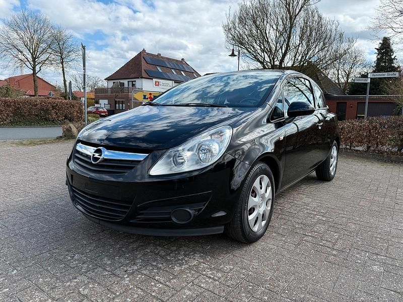 Gebraucht Opel Corsa 60 PS (44 kW) 2008 Schwarz Kleinwagen