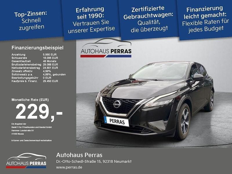 Schwarz Gebraucht 2023 Nissan Qashqai N-Connecta SUV | 29.450 € (Etwas zu teuer) - Bild 1/4