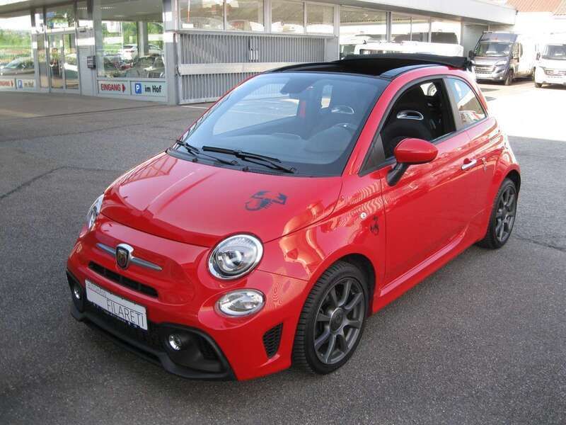 Rot Gebraucht 2021 Abarth 595C Cabrio | 17.799 € (Guter Preis) - Bild 1/4