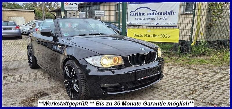 Schwarzmetallic Gebraucht 2010 BMW 118 Cabriolet Performance Cabrio | 8.950 € (Etwas zu teuer) - Bild 1/4