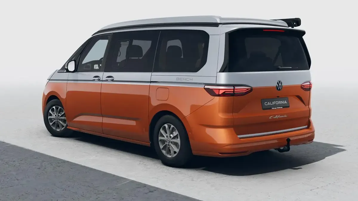 Neu VW California Edition 2026 Monosilber metallic / energetic orange metallic Van