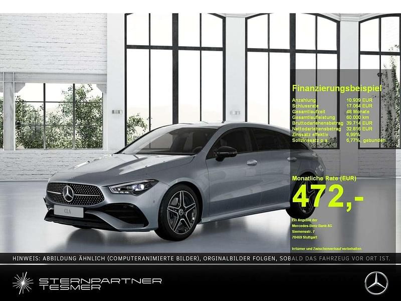 Silber Neu 2025 Mercedes CLA200 Shooting Brake AMG Kombi | 39.164 € (Fairer Preis) - Bild 1/3
