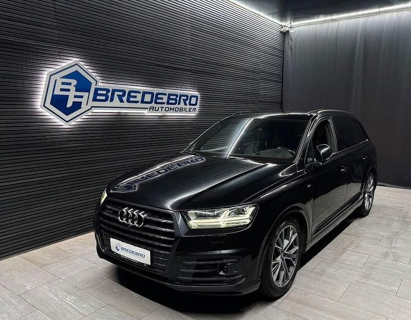Schwarz Gebraucht 2017 Audi Q7 Sport SUV | 25.585 € (Etwas zu teuer) - Bild 1/4