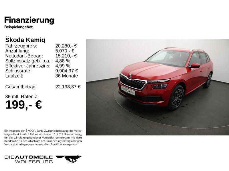 Gebraucht Skoda Kamiq Style 110 PS (80 kW) 2021 Velvetrot metallic SUV