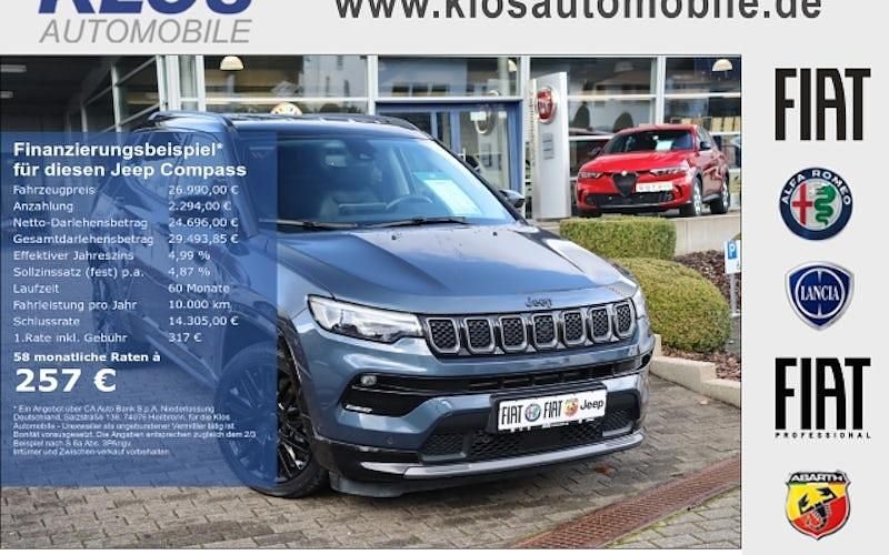 Blau Gebraucht 2024 Jeep Compass SUV | 26.990 € (Fairer Preis) - Bild 1/4