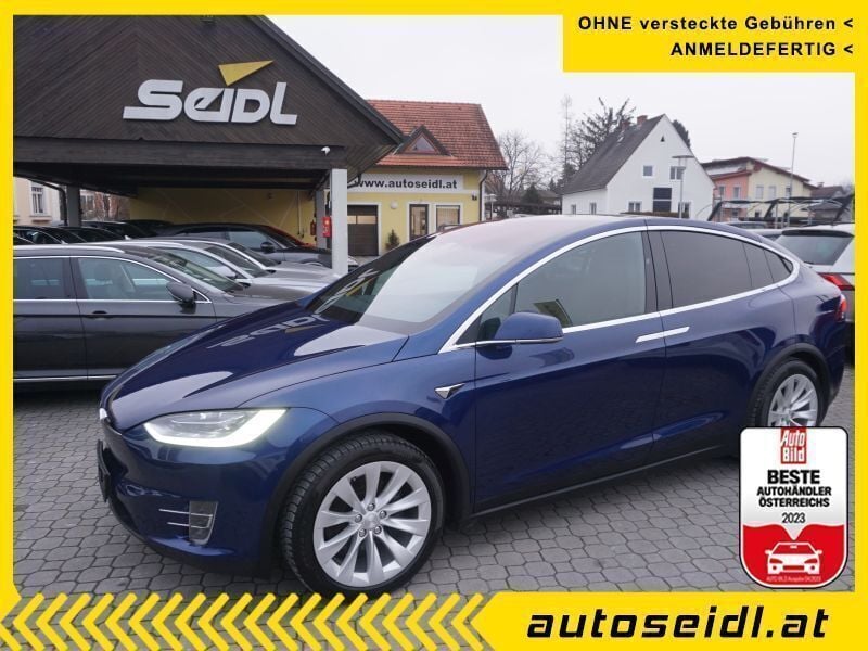 Blau Gebraucht 2017 Tesla Model X SUV | 28.900 € (Superpreis) - Bild 1/4
