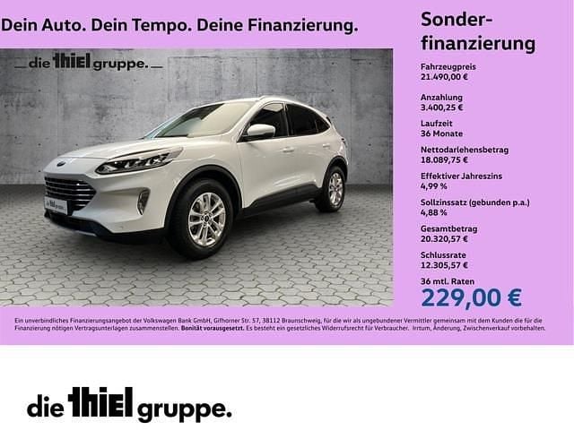 Gebraucht Ford Kuga Titanium 150 PS (110 kW) 2022 Weiß SUV