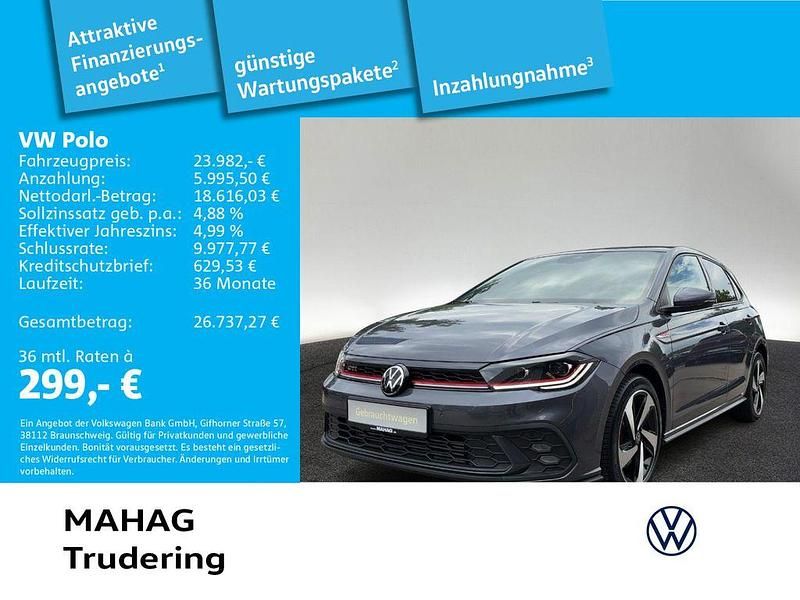 Grau Gebraucht 2022 VW Polo GTI Limousine | 23.982 € (Guter Preis) - Bild 1/2