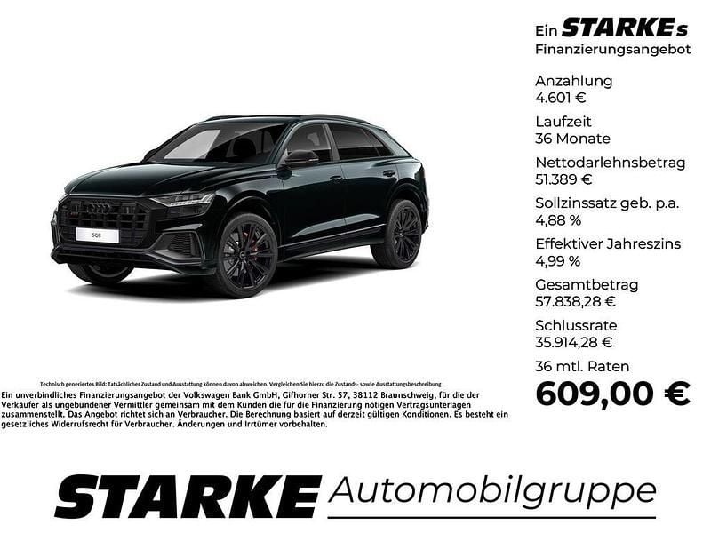 Mythosschwarz metallic Gebraucht 2022 Audi SQ8 Ambiente SUV | 55.990 € (Guter Preis) - Bild 1/4