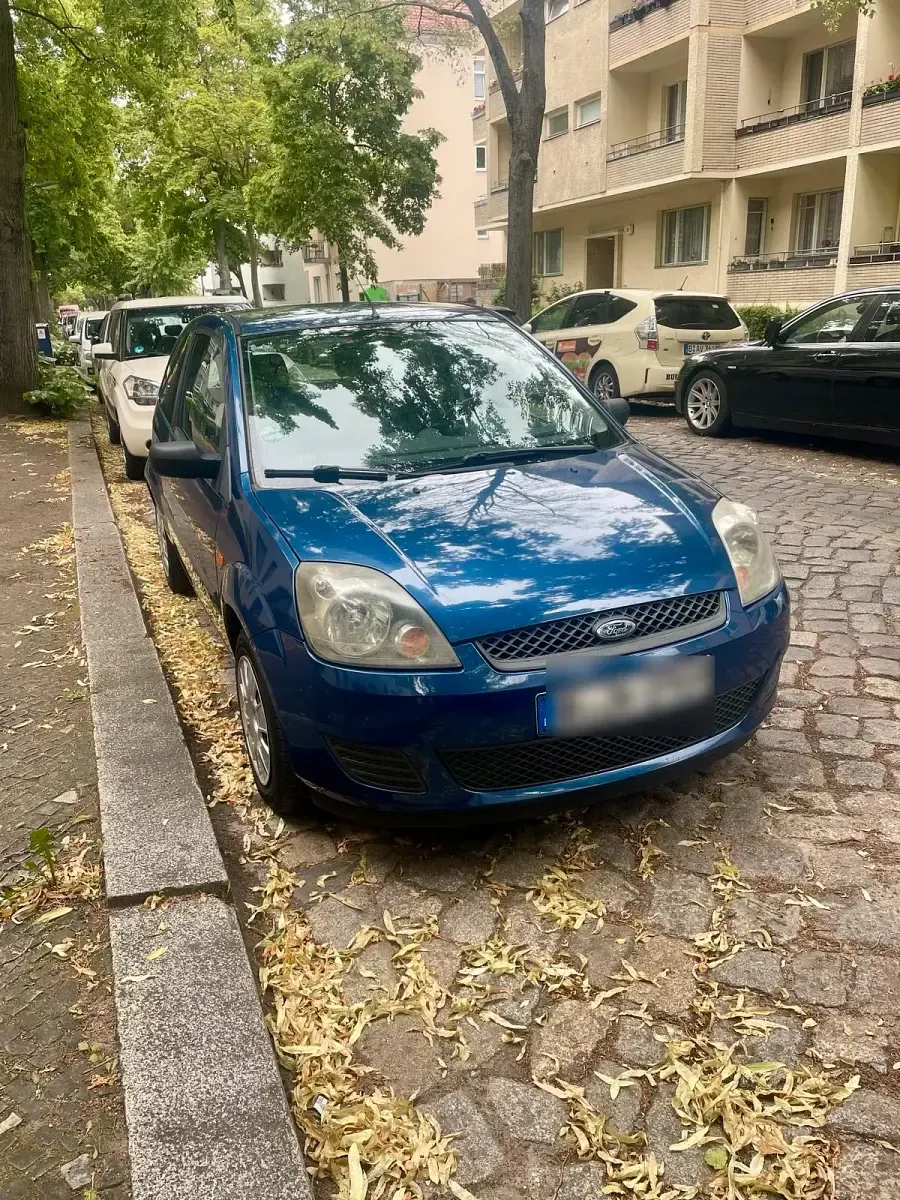 Gebraucht Ford Fiesta 2007 Blau Kleinwagen