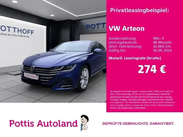 Gebraucht VW Arteon R-line 218 PS (160 kW) 2022 Limousine