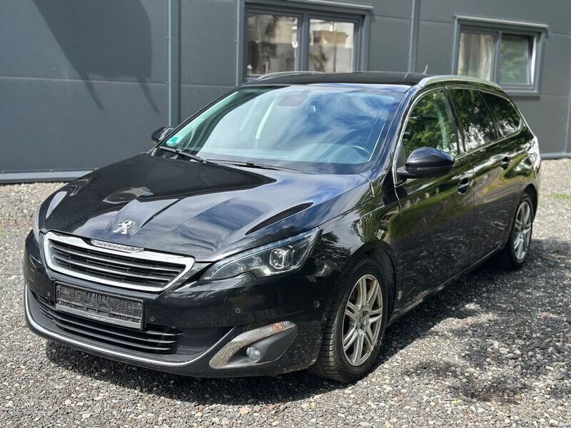 Schwarz Gebraucht 2014 Peugeot 308 Allure Kombi | 3.999 € - Bild 1/4