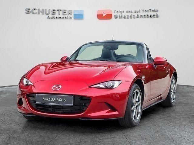 Neu Mazda MX5 Exclusive-Line 132 PS (97 kW) 2025 Soul red crystal m Cabrio