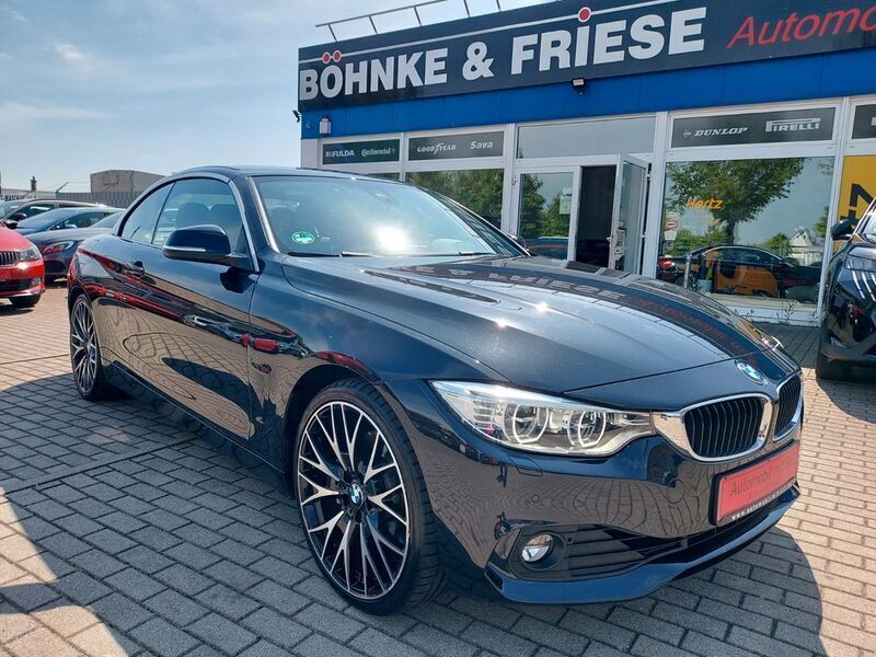 Schwarz Gebraucht 2016 BMW 435 Sport Line Cabrio | 22.999 € (Superpreis) - Bild 1/4