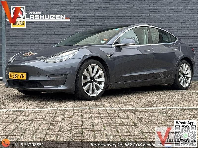 Grau Gebraucht 2019 Tesla Model 3 Long Range AWD Limousine | 19.000 € (Fairer Preis) - Bild 1/4